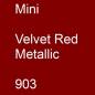 Preview: Mini, Velvet Red Metallic, 903.